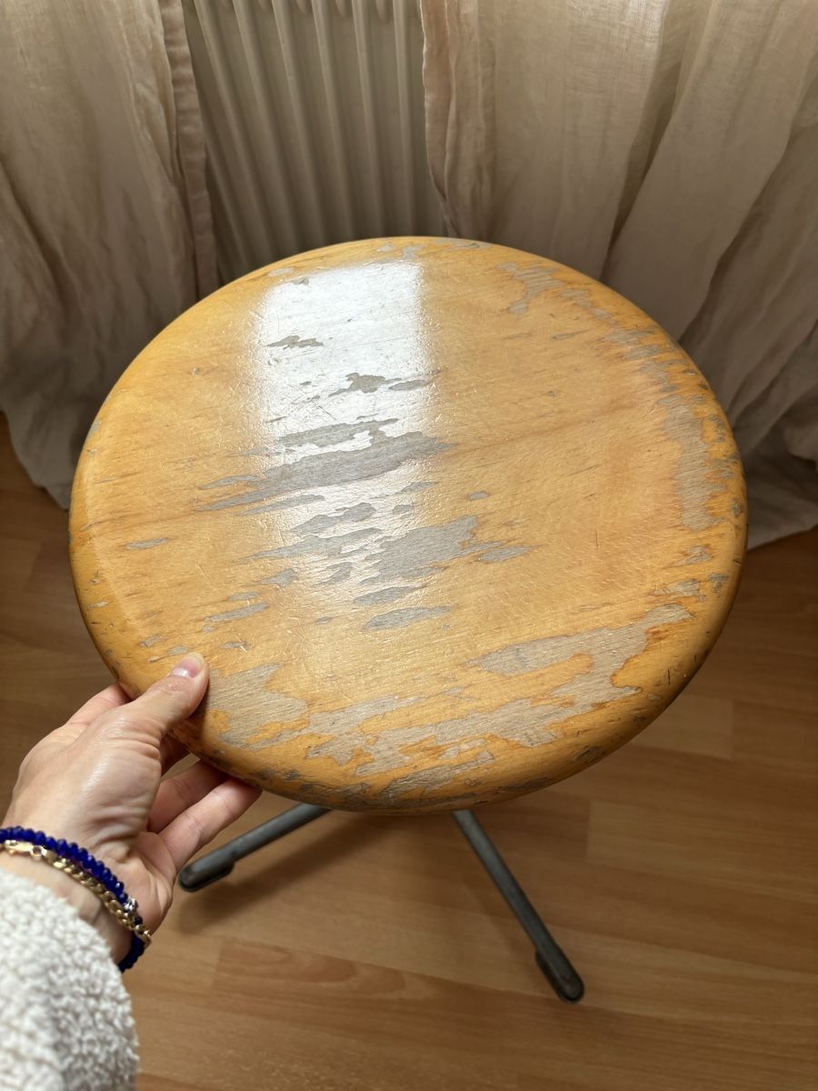 Hocker: Vintage Hocker/ Stuhl – Gebraucht aus Bern von wisemagpie 1