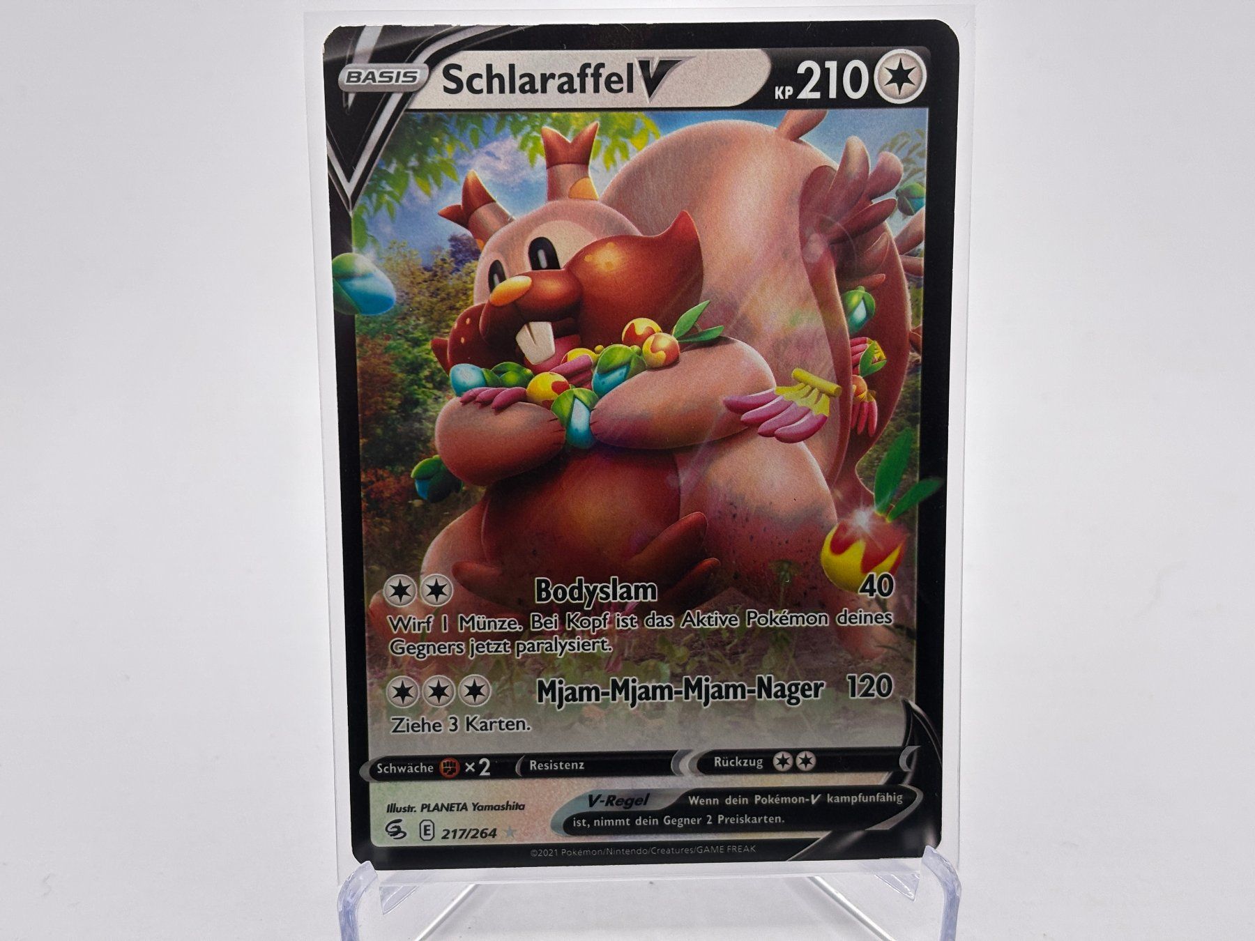 Pokémon Carte collezionabili: Fusionsangriff - Schlaraffel V  (FST 217) - DE – Nuovo (secondo la descrizione) da Allschwil venduto da Bullach