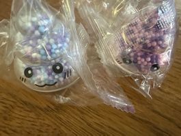 2x Squishies-Stressabbau-Schule-Kiga-Konzentration -3x4 cm
