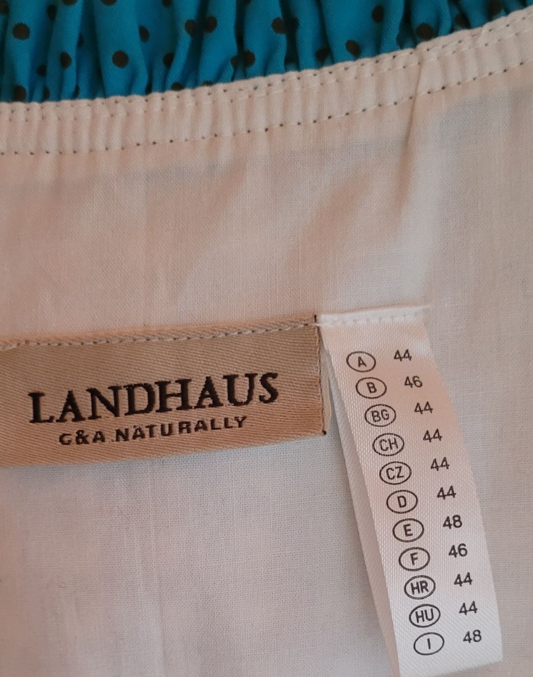 Kleider: Dirndl von Landhaus hellblau kariert Gr.44 – Neu (gemäss Beschreibung) aus SCHÜBELBACH von CoKaHa 5