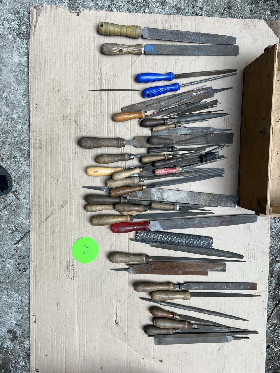 Tutti gli attrezzi: Riesenlot Eisen Feilen in Box – Usato da Neuenhof venduto da Willi111 3