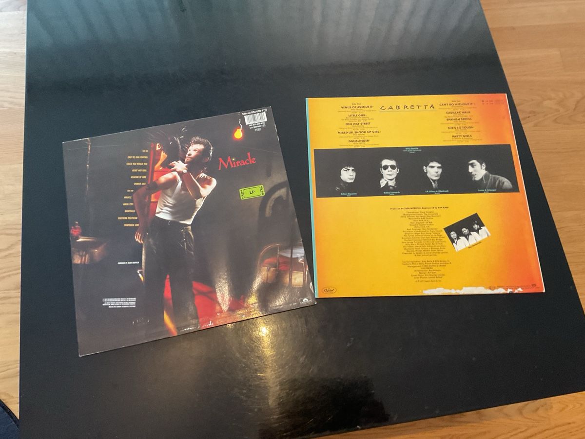 Schallplatten: 2 Vinyl LP Mink Deville Miracle und Cabretta Set – Gebraucht aus Steinach von Quarkie 1