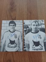 Autogrammkarten "Handball" 2 Stk. guter Zustand