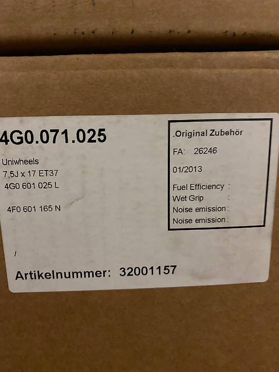 Cerchioni: Original Audi Felgen NEU – Usato da Oetwil am See venduto da CarParts 2
