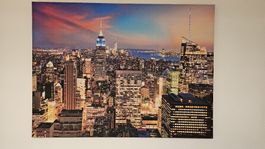 New York Skyline Canvas Print Good Condition 135x100cm