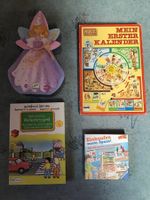 4 Kinderspiele: Djeco Puzzle, Kalender, Verkehrsspiel u.a.