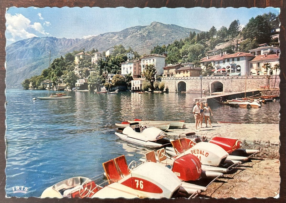 Cartoline postali: Ascona Pedalos von 1963 – Usato da Athenaz (Avusy) venduto da xam48