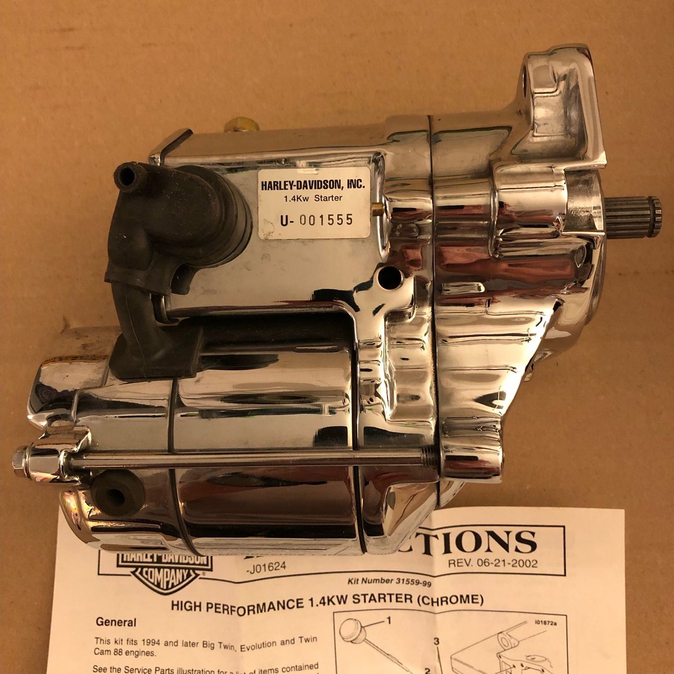 Tutti i ricambio per moto: Harley-Davidson Starter 1.4 Kw – Nuovo (secondo la descrizione) da Gümmenen venduto da Ug6