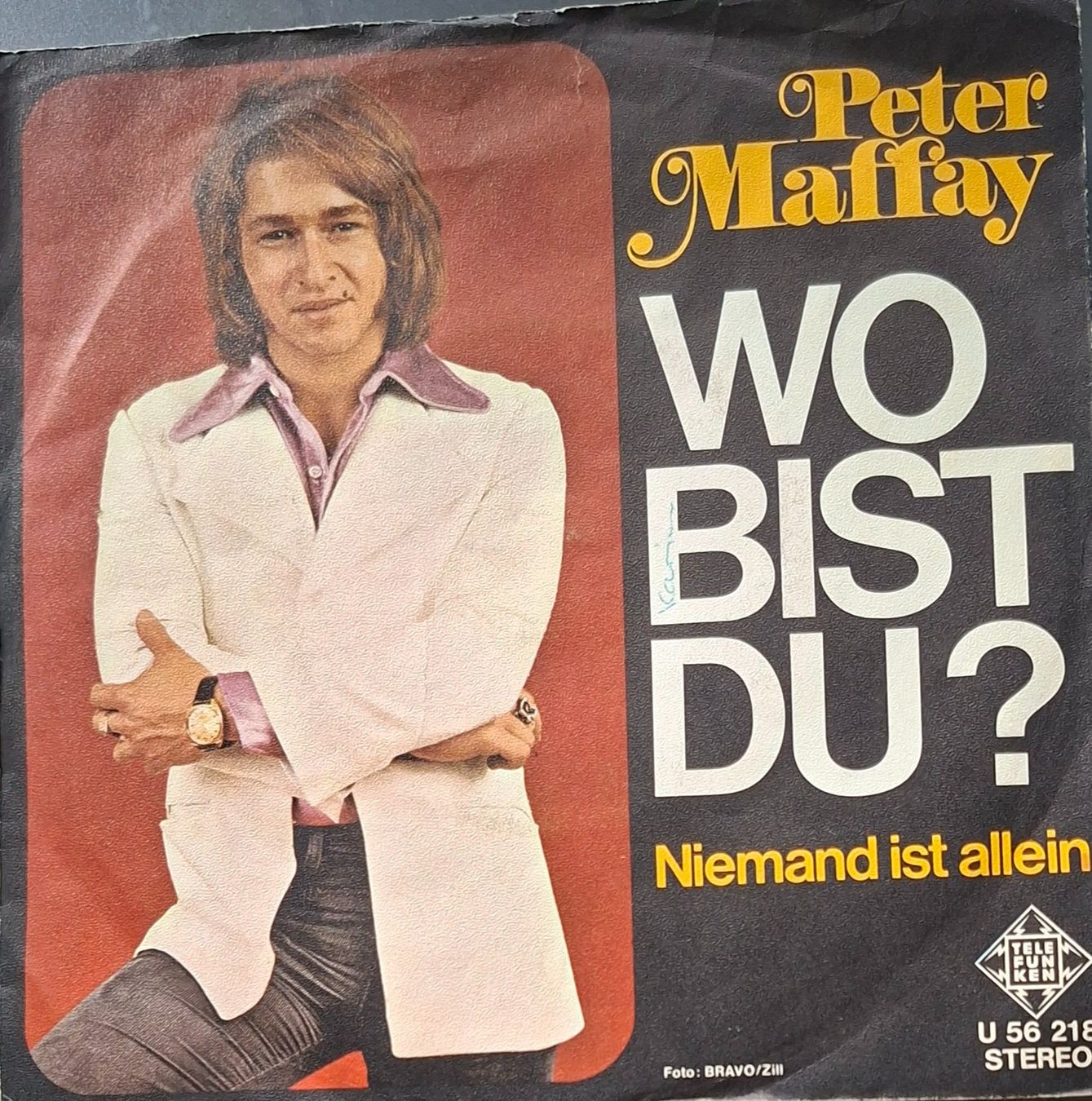 Schallplatten: Vinyl-Single Peter Maffay - Wo bist du? – Gebraucht aus Langenthal von Modo39