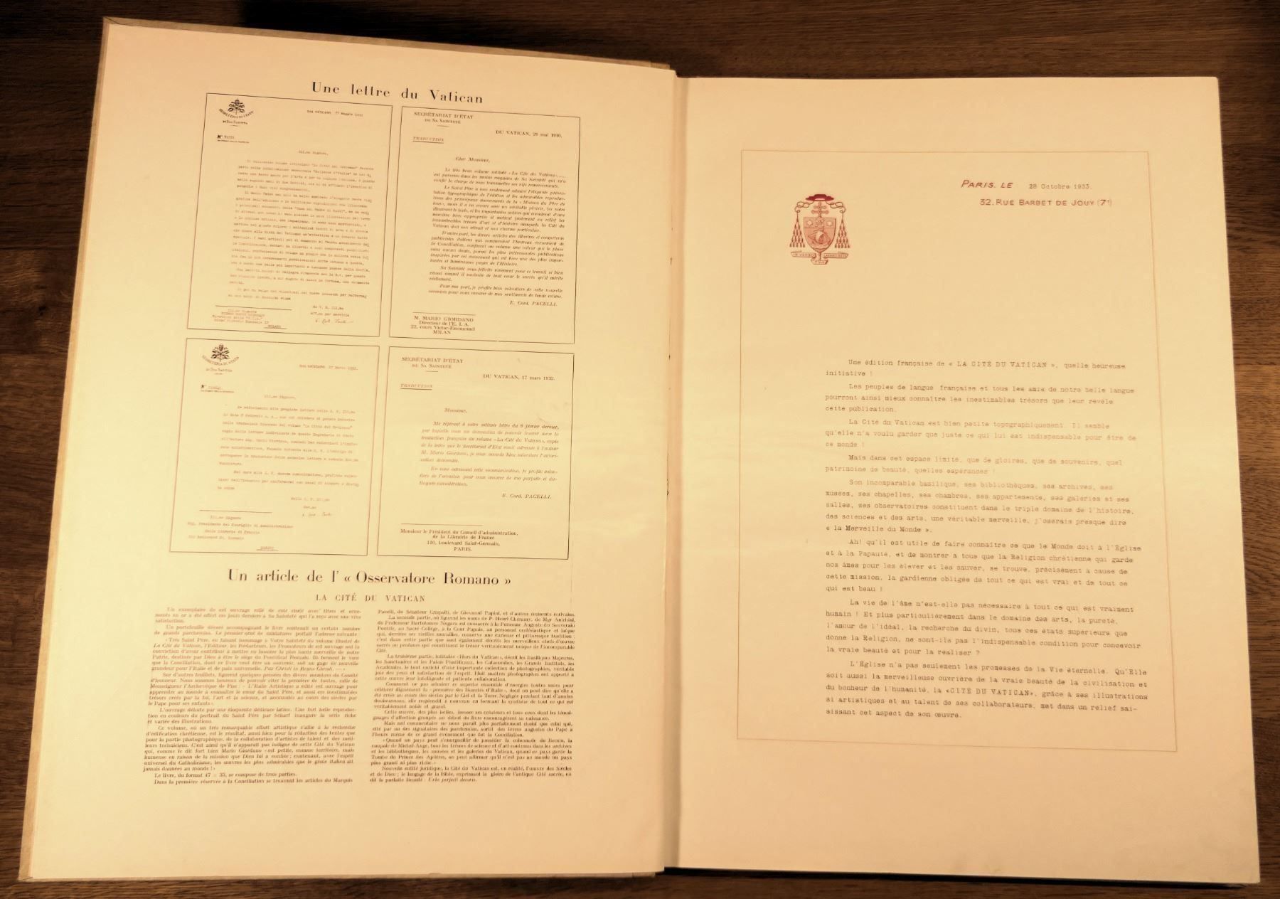 Bücher: La Cité du Vatican, 1934 – Gebraucht aus Burgdorf von Attalos 1