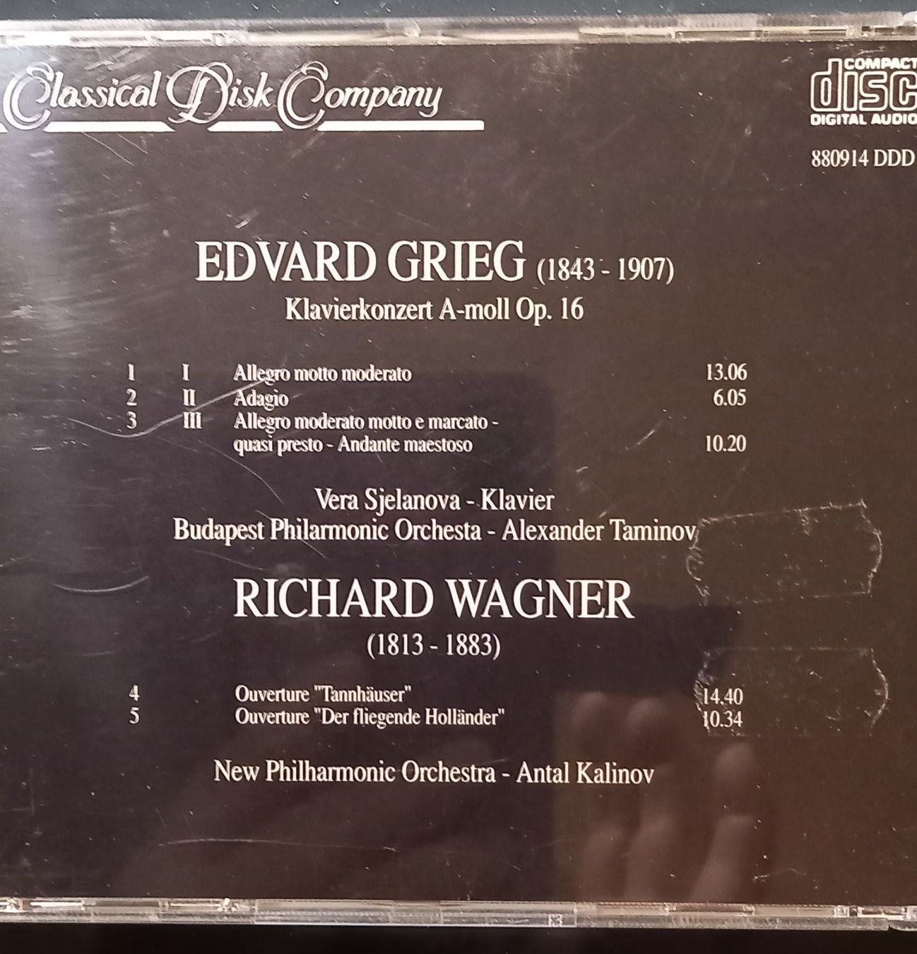 CD: Grieg/Wagner: Klavierkonzert, Ouvertüren – Usato da Hünibach venduto da rut_l6ht 1