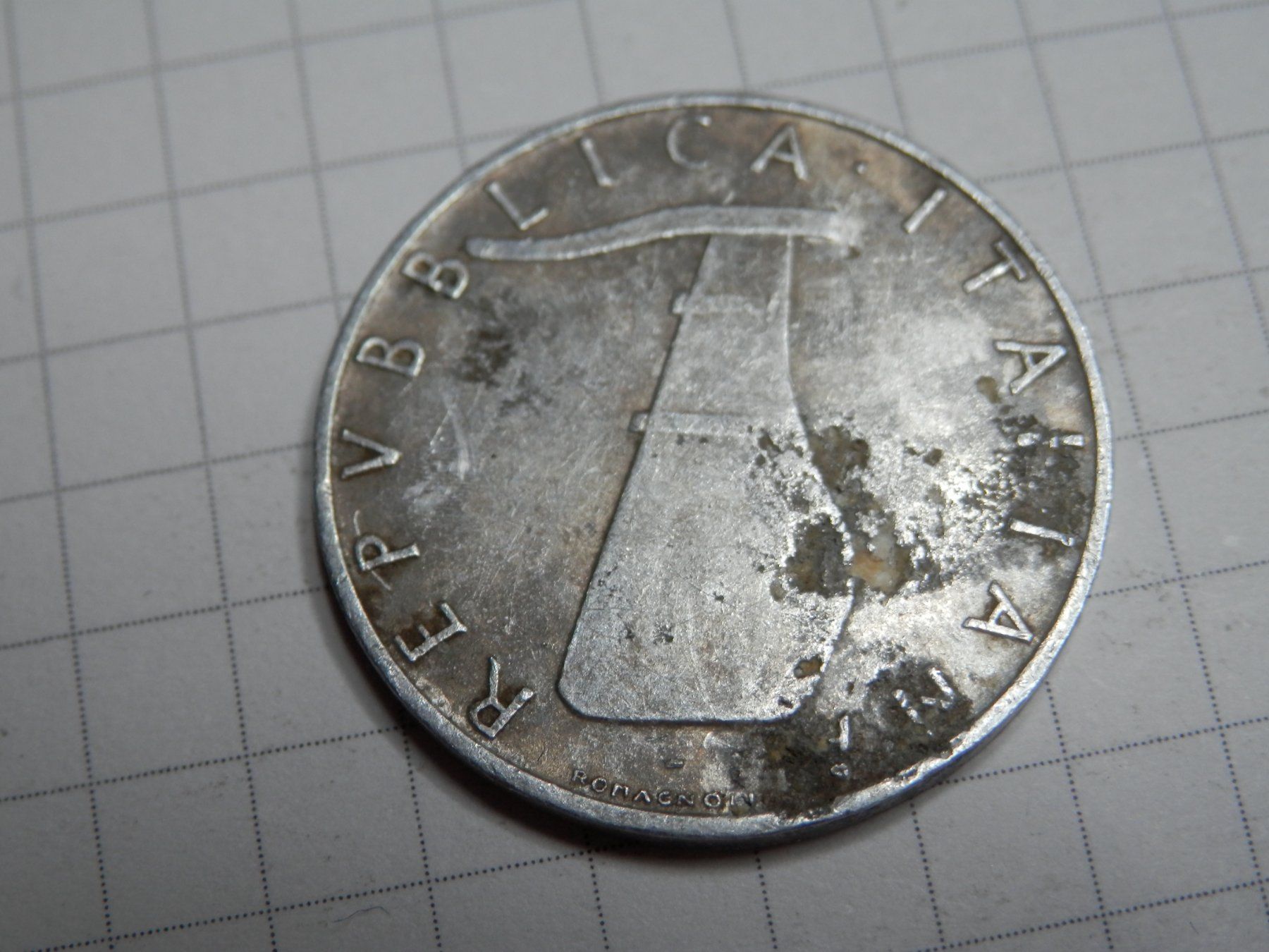 Alle Münzen: Italien 5 Lire, 1954 – Gebraucht aus Weiach von weiach81 1