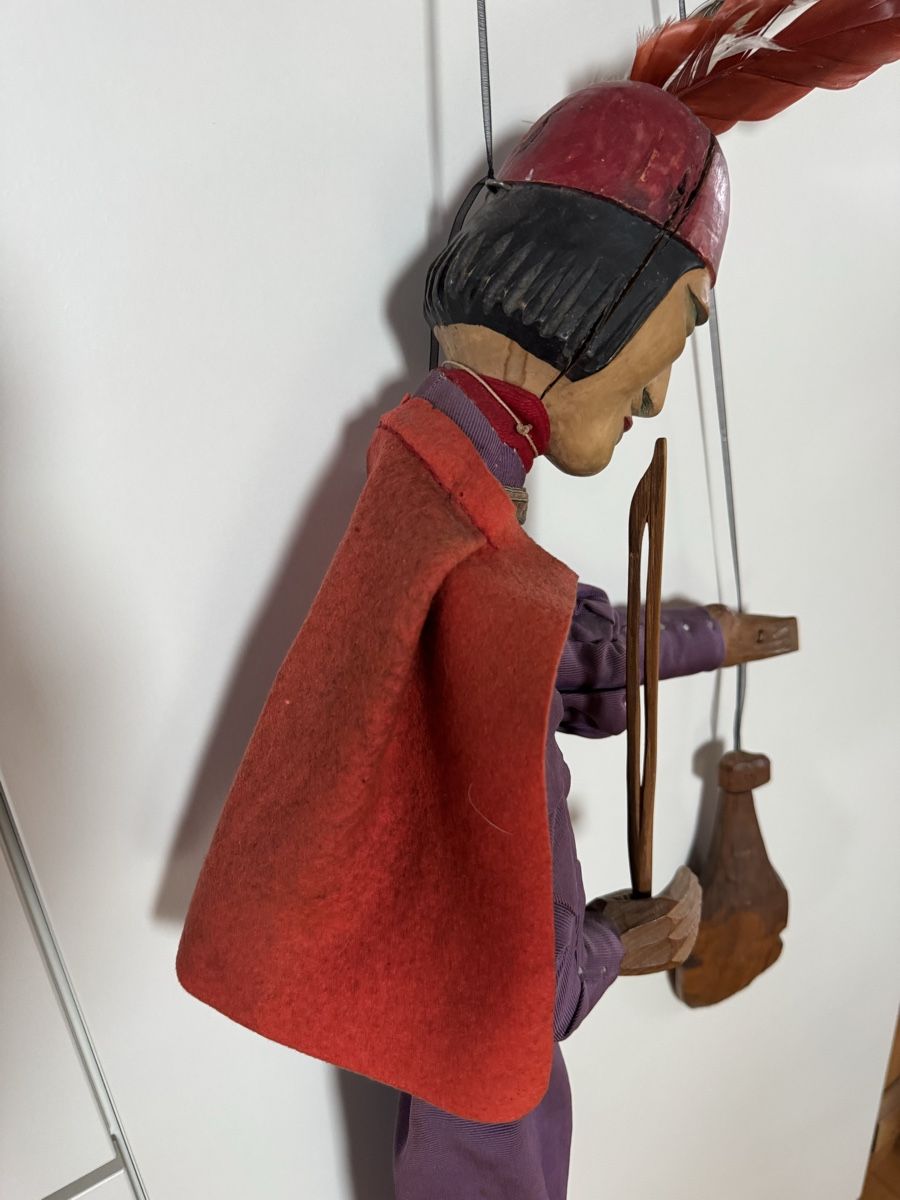 Bambole: Alte einmalige Marionette, Holz, ca. 65 cm – Usato da Lotzwil venduto da Tgdromad 4