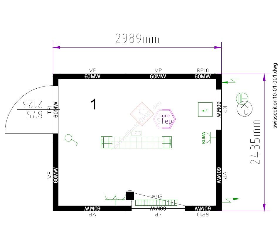 Conteneurs de construction: Bürocontainer – Neuf avec emballage d'origine à Mauren par Fuerst1 2