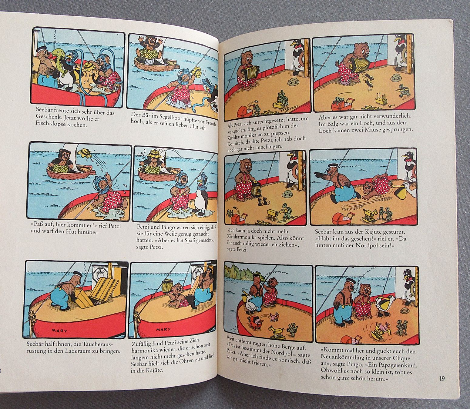 Fumetti: Petzi als Taucher - Eine Bildergeschichte – Usato da Auenstein venduto da Padabimbim 5