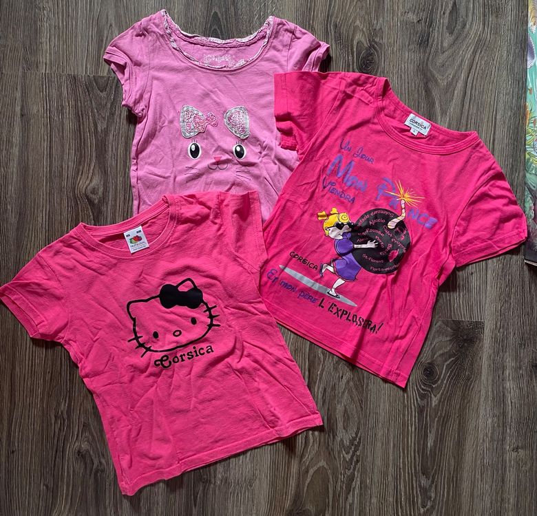 Camicette, T-shirt & Top: Lot T shirt 110-116 – Usato da Chermignon-Bas venduto da mioumiou34