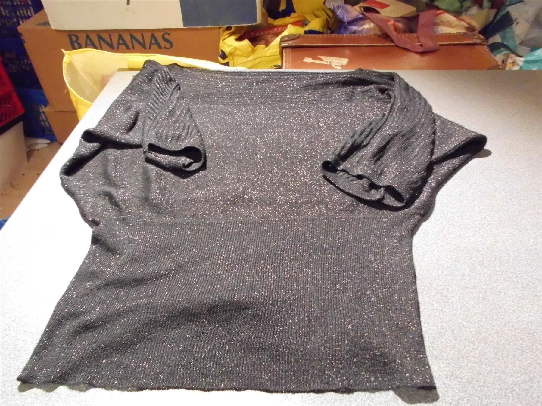 Maglioni & Felpe: Pullover Grösse S/M, schwarz/silbrig – Usato da Zürich venduto da abraxas1291