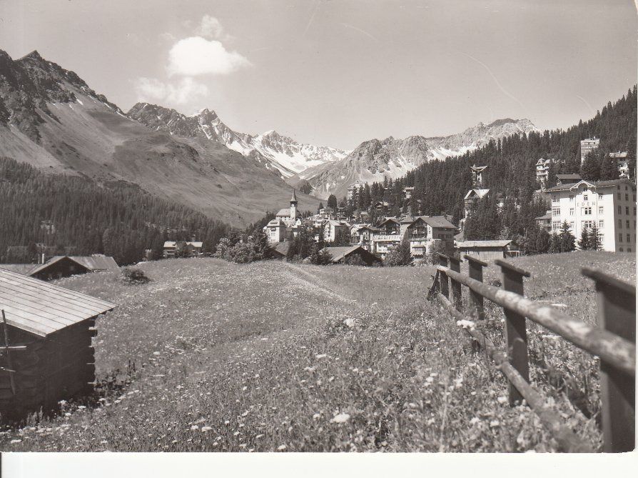 Cartoline postali: Arosa Dorf ca. 1950 – Usato da Bürglen TG venduto da StampGraf