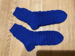 Handgestrickte Socken Gr. 42/43 Fusslänge 24 cm