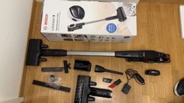 Bosch Unlimited 9 Akkustaubsauger – inkl. 2 Akkus und Zubehö