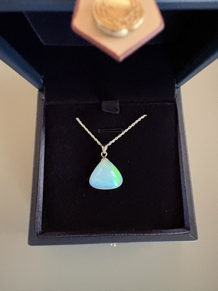 Colliers: Halskette Opal silber – Neuf avec emballage d'origine à Bolken par Romeo80 2