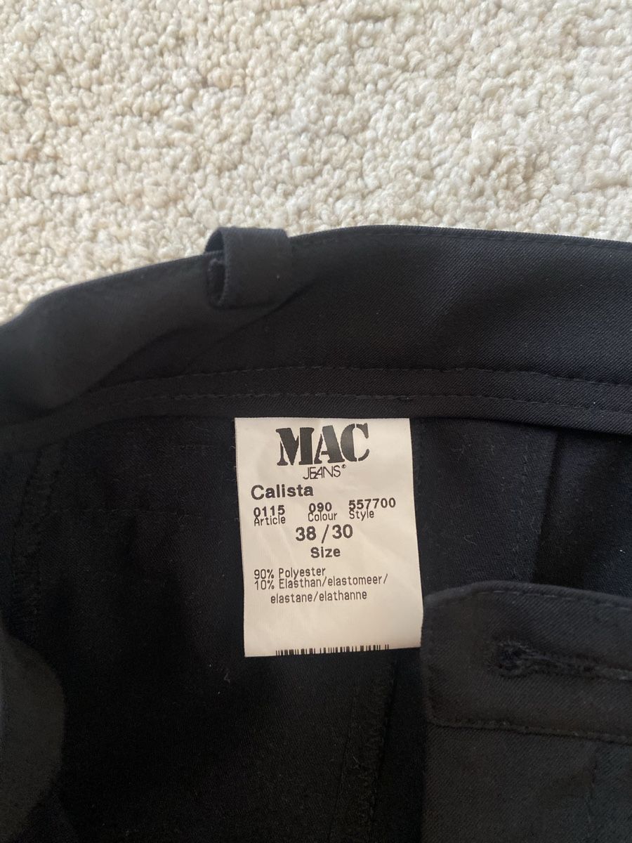 Hosen: Hose Schwarz von Mac Callista 38/30 – Gebraucht aus Merenschwand von R-R-R 4