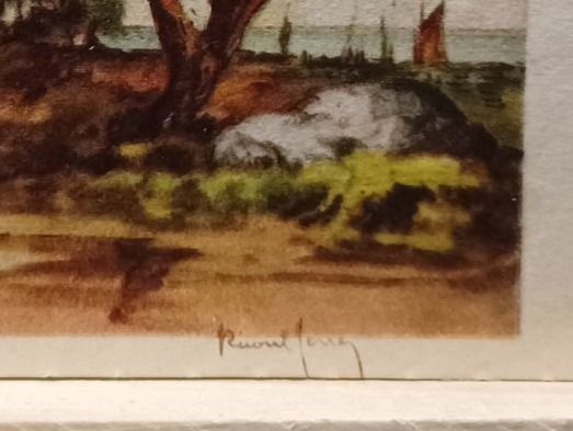 Cartoline postali: Künstlerkarte Landschaft, 1926 – Usato da Aarau Rohr venduto da mgvw 1