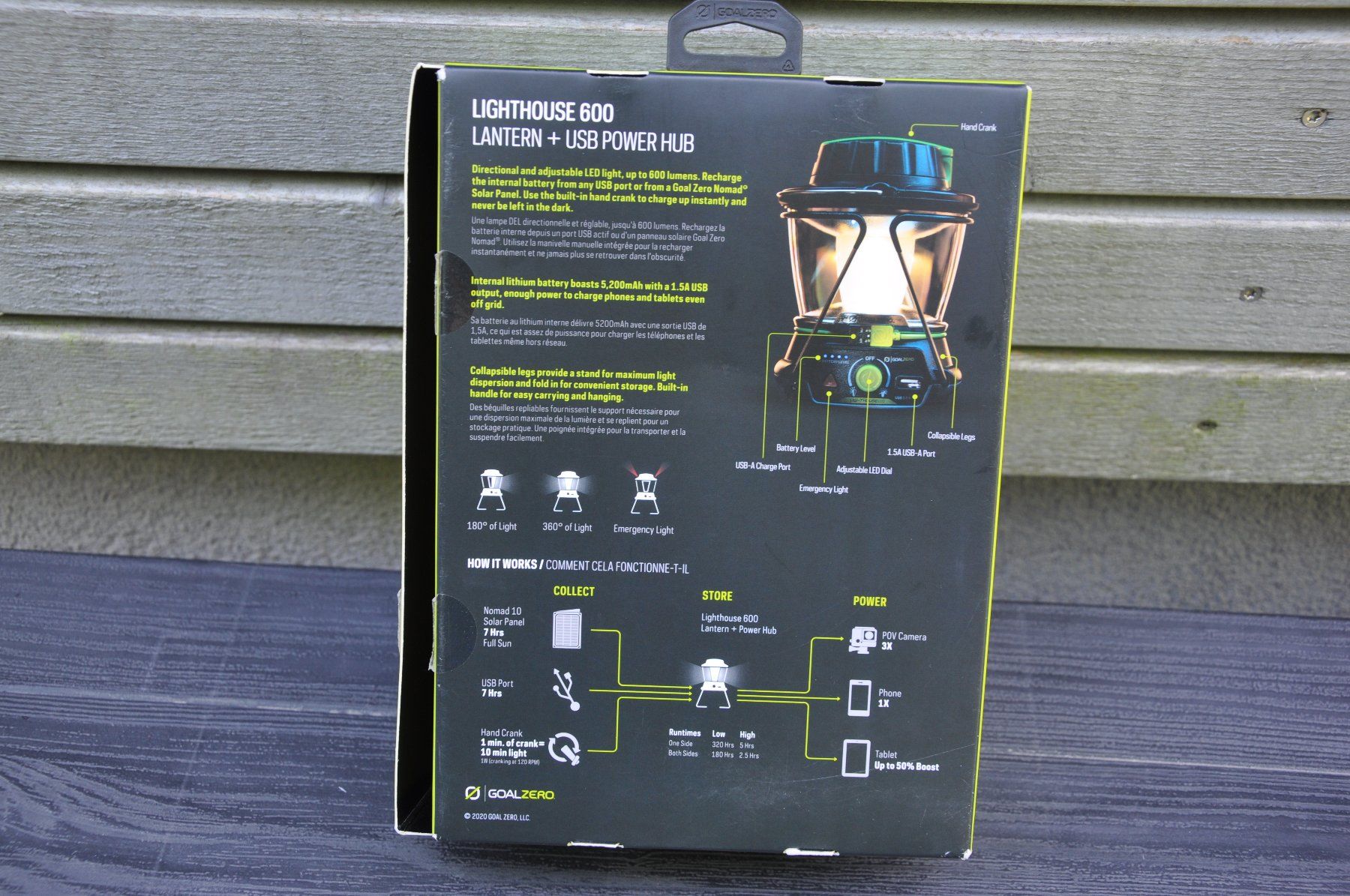 Goal Zero Lampade: Goal Zero Lighthouse 600 LED Laterne 600 Lumen – Usato da Winterthur venduto da juve1972 6