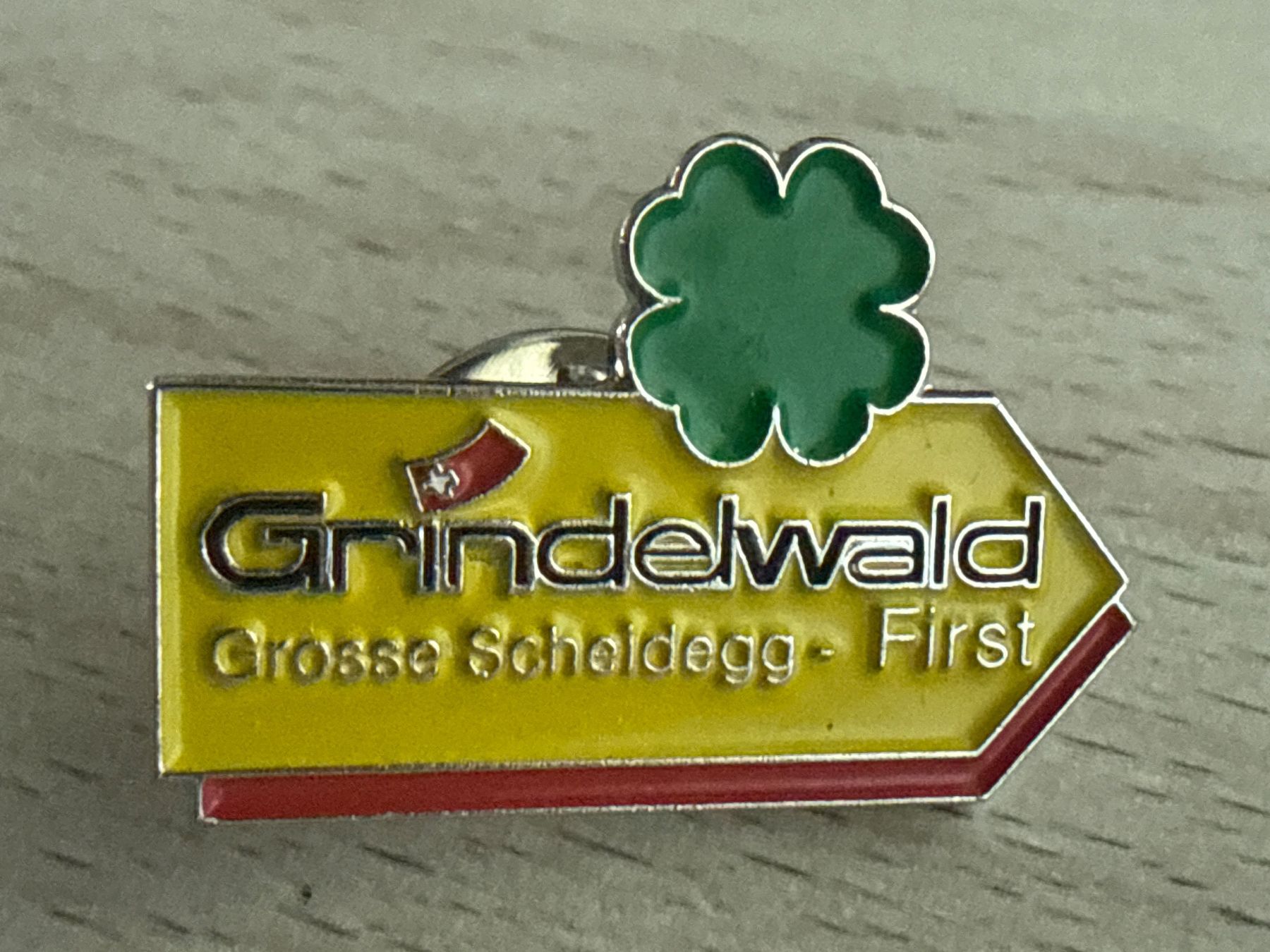 Placchette & Badge: Pin Grindelwald Grosse Scheidegg First – Usato da Glattbrugg venduto da Schweigmatt