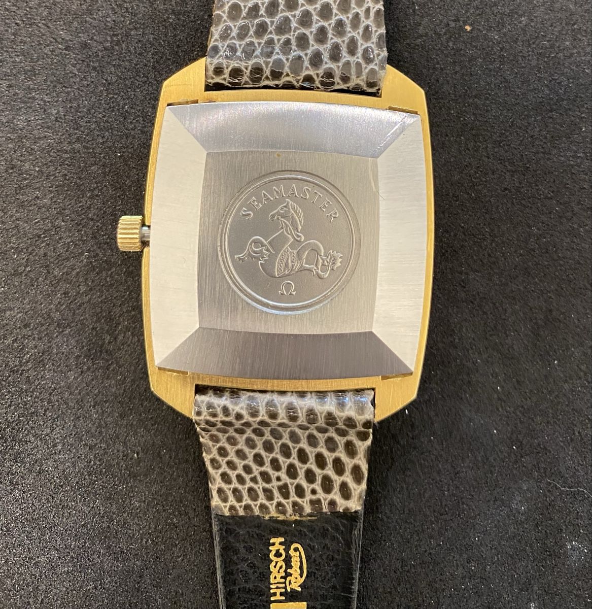 Omega Orologi: Omega Seamaster Date Automatic Gold Plated Vintage  – Usato da Zürich venduto da H.B.26 6
