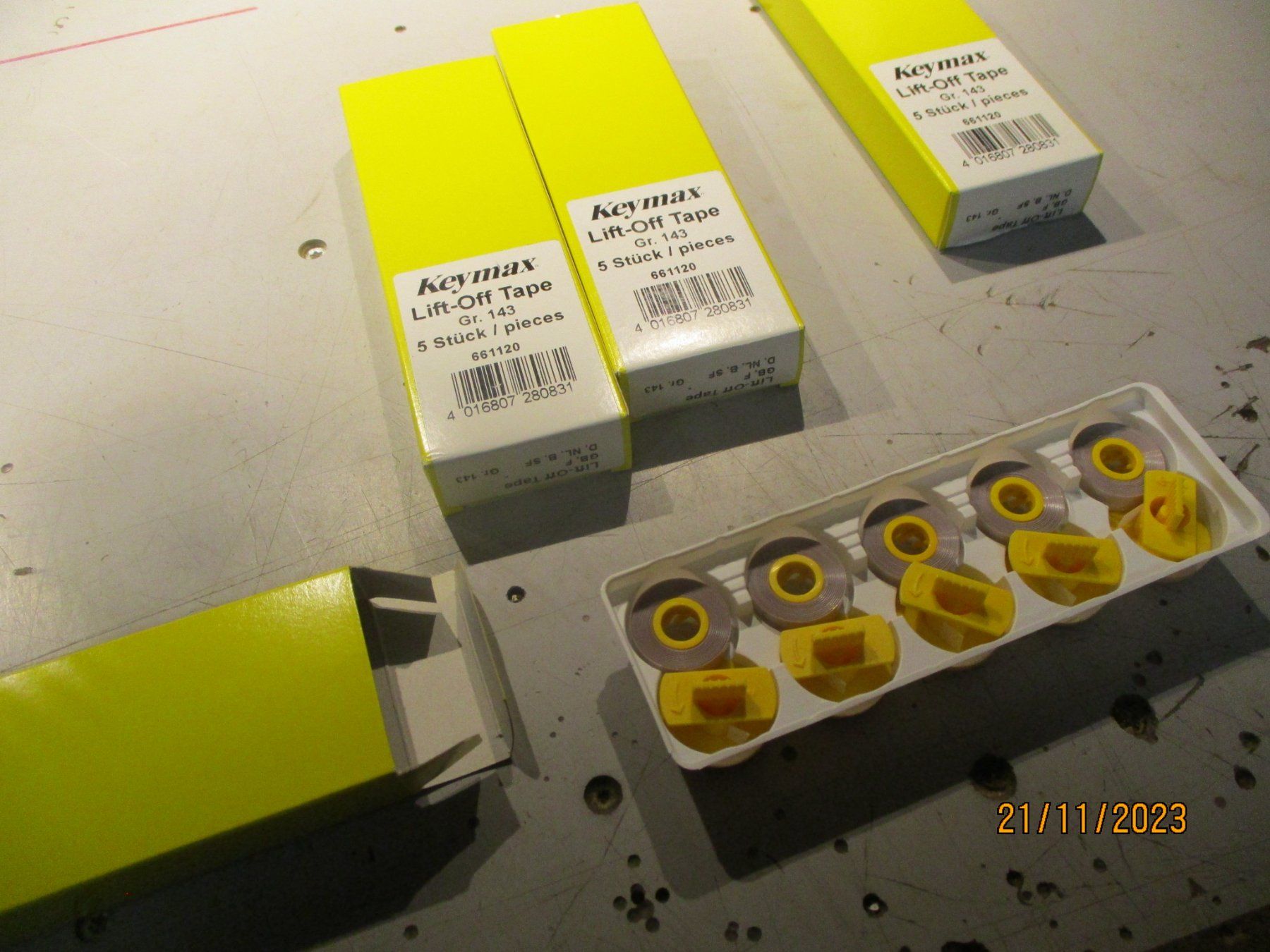 Druckerpatronen & Toner: KEY-MAX LIFTOFF TAPE / 4ER SET – Neu und originalverpackt aus Langnau i. E. von Superseven69 1