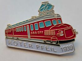 Pin - Lokomotive Roter Pfeil 1939 / Sehr guter Zustand / SBB