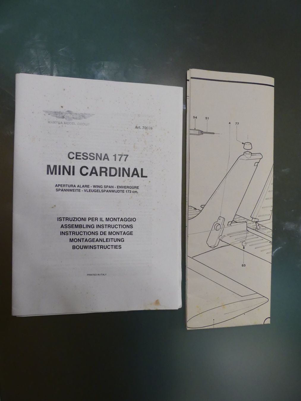 Cessna Modellismo RC: Cessna 177  Mini Cardinal  von Aviomodelli – Nuovo e nell'imballaggio originale da Dürrenäsch venduto da Seafang 5