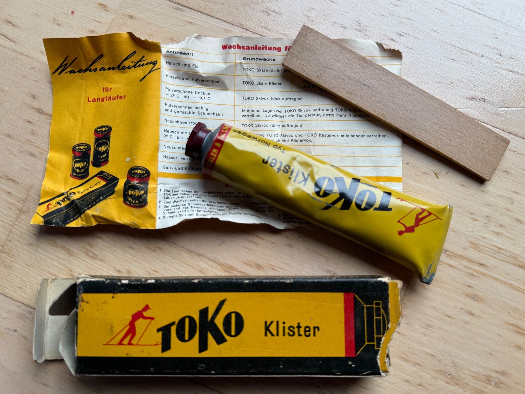 Sci: TOKO Klister TOBLER Altstätten – Nuovo e nell'imballaggio originale da Morrens VD venduto da kawah2