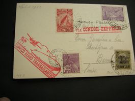 203.32. BRASIL, VIA CONDOR-ZEPPELIN NACH BERN SERVICIO AEREO
