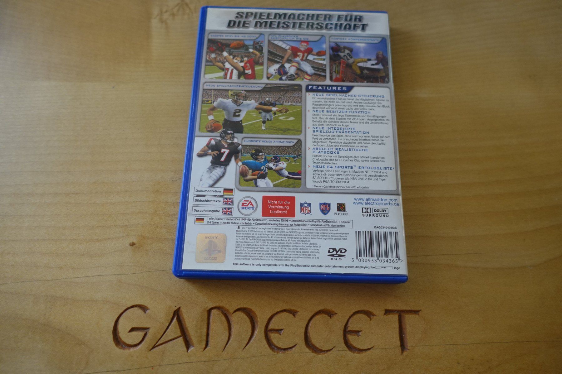 Sony Giochi: Madden NFL 2004 – Usato da Steinach venduto da Gamecet 2