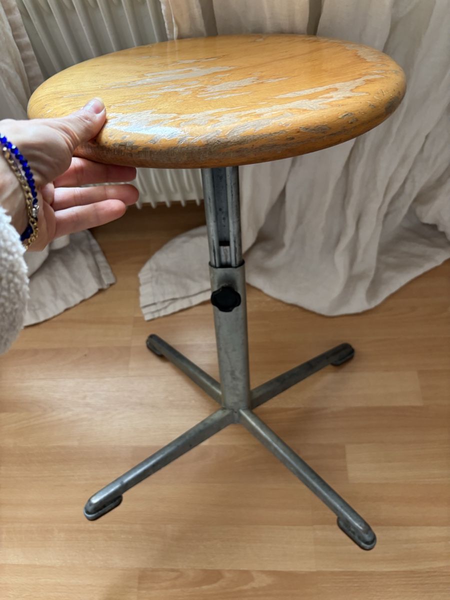 Hocker: Vintage Hocker/ Stuhl – Gebraucht aus Bern von wisemagpie 3