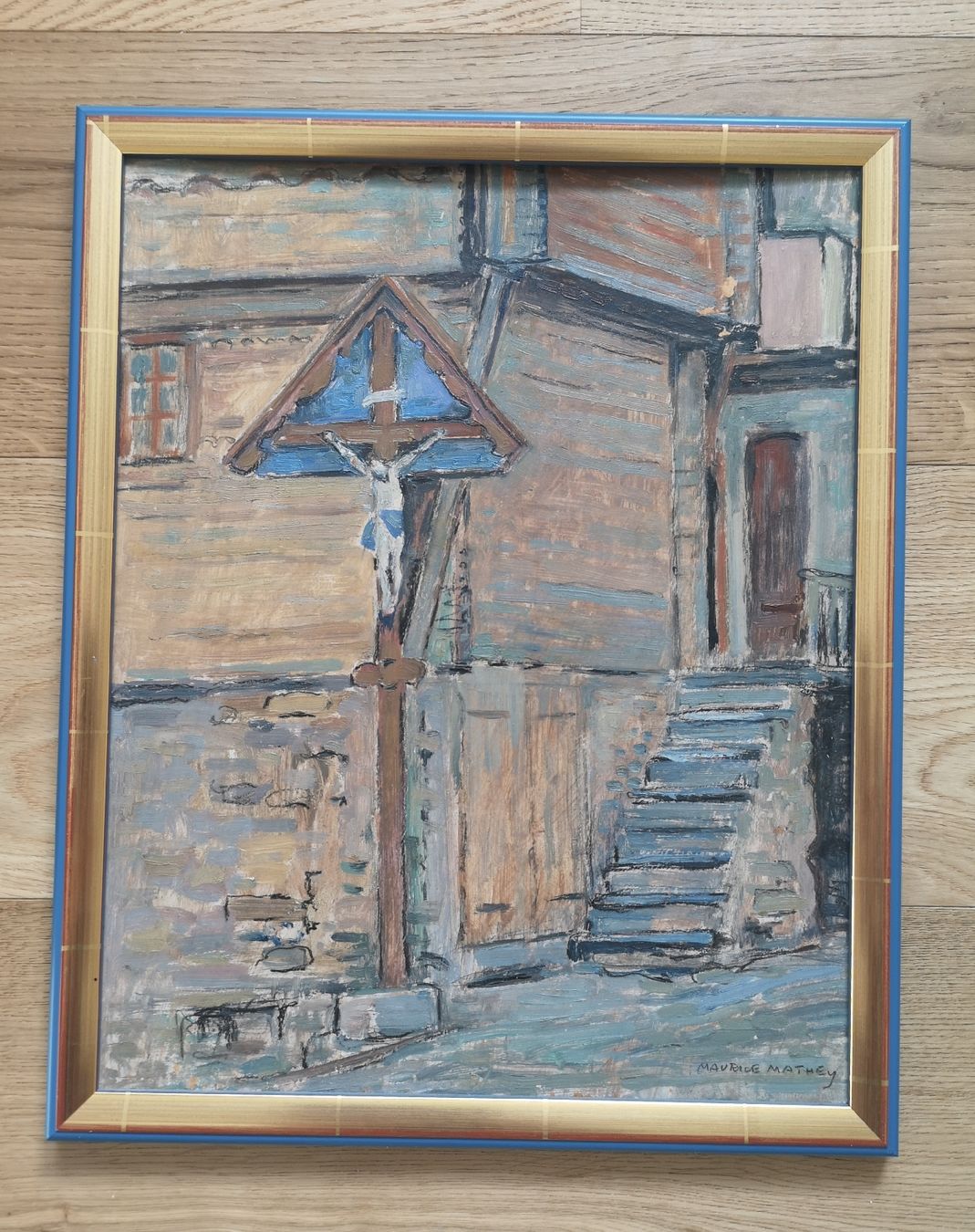Dipinti: Tableau original du peintre Maurice Mathey – Usato da Conthey venduto da Cathlouz
