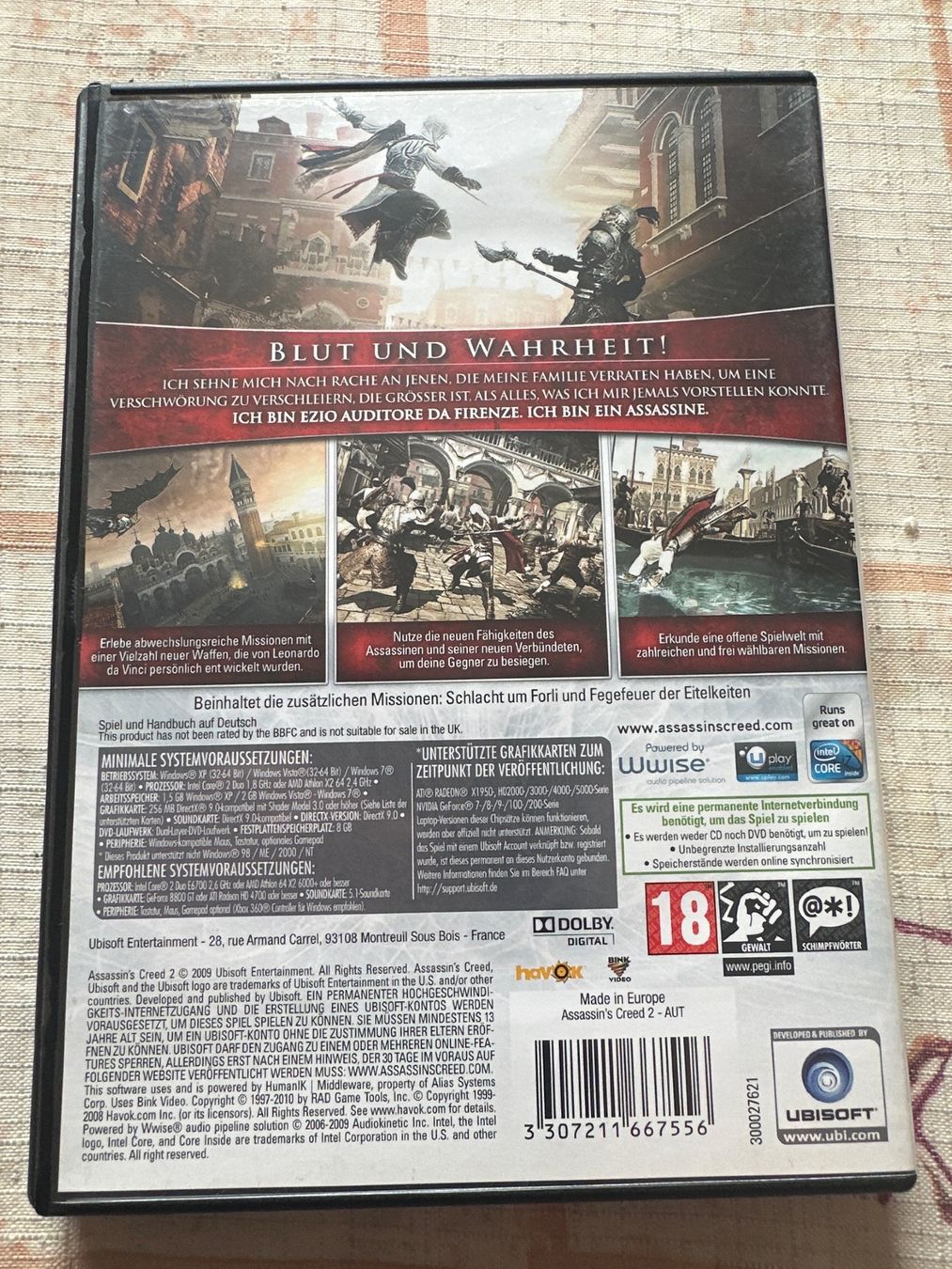 Giochi: Assassin's Creed II - PC DVD-ROM – Usato da Schaffhausen venduto da D-MAC 1
