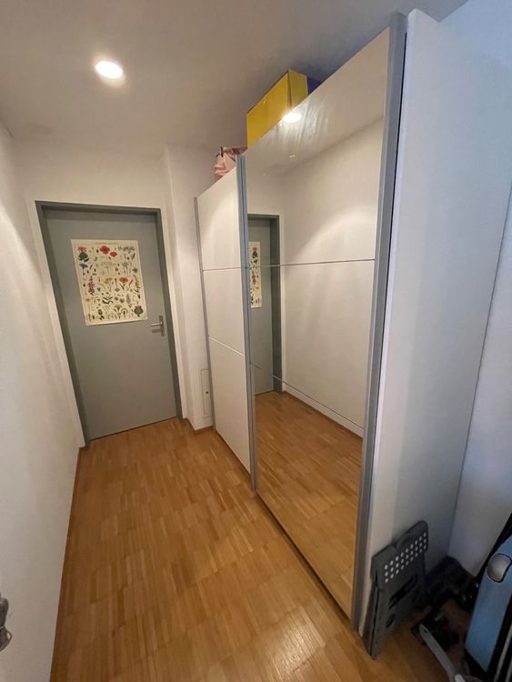 IKEA PAX Kleiderschrank mit Spiegeltür zu VERSCHENKEN | Kaufen auf Ricardo