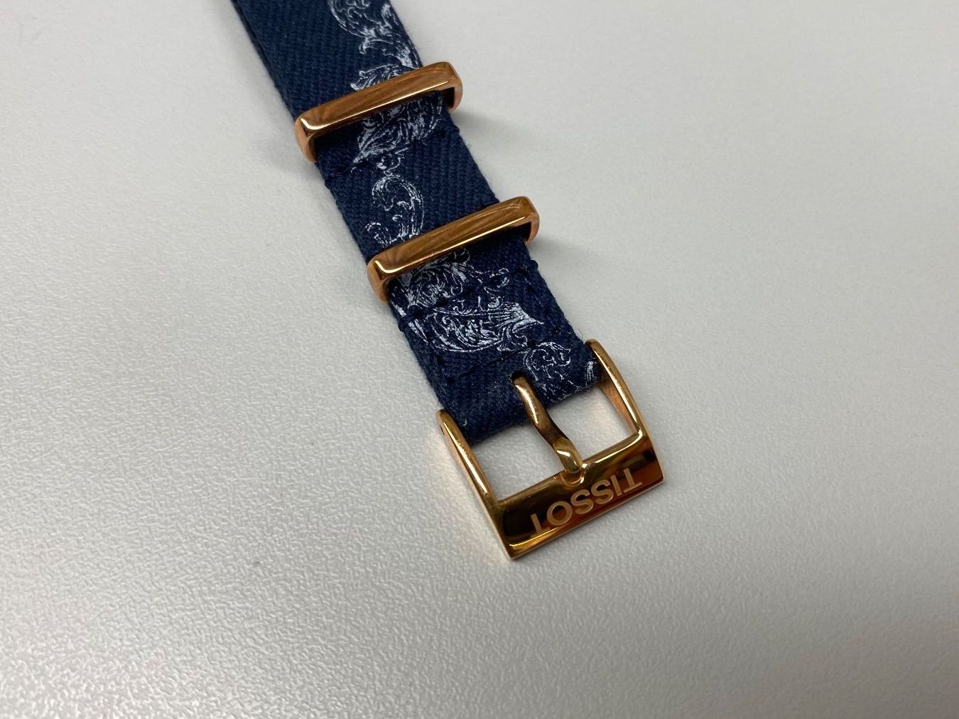Tissot Orologi: TISSOT Uhrenarmband Textil 15 mm – Nuovo (secondo la descrizione) da St. Gallen venduto da galluswatches 4