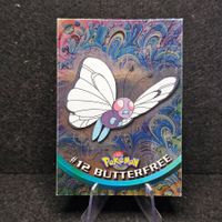 Pokemon Topps Holo Foil Blue 1. Edition/Print EN Butterfree