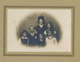 Alte Familienfoto 1900 Jugendstil Vintage Photo Art Nouveau