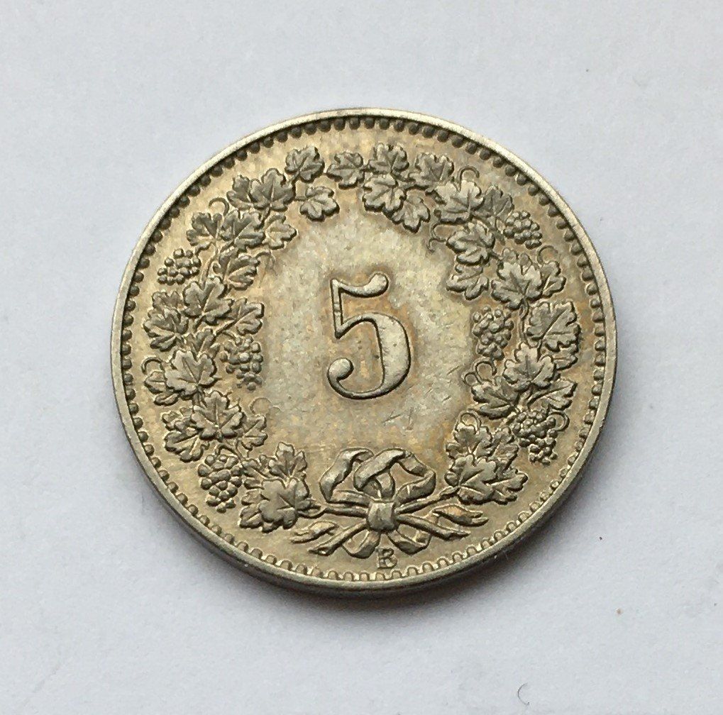 Tutti le monete: 1879 5 Rappen vz+ – Usato da Kirchberg SG venduto da Zenhad69 1