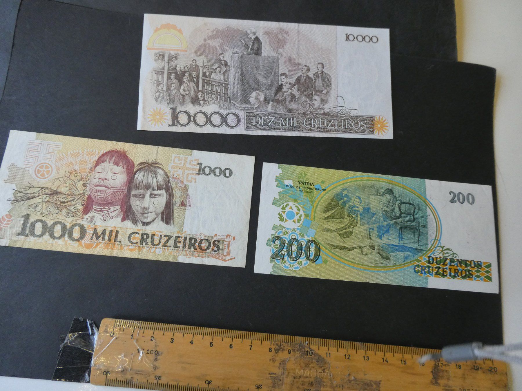 Banconote: Brasilien, 3  alte Geldscheine – Usato da Hinterforst venduto da Rohusri 1