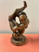 Holzskulptur Ringer Motiv Ethnisch ca.31 cm.hoch