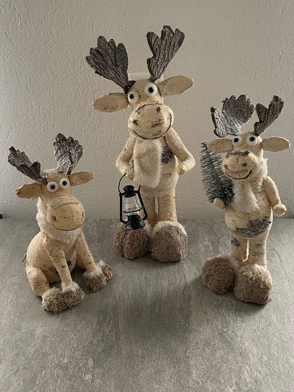 Tutte le decorazioni: 3er Set Elchfiguren, NEU – Usato da Wiedlisbach venduto da sausi1963