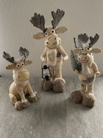 3er Set Elchfiguren, NEU