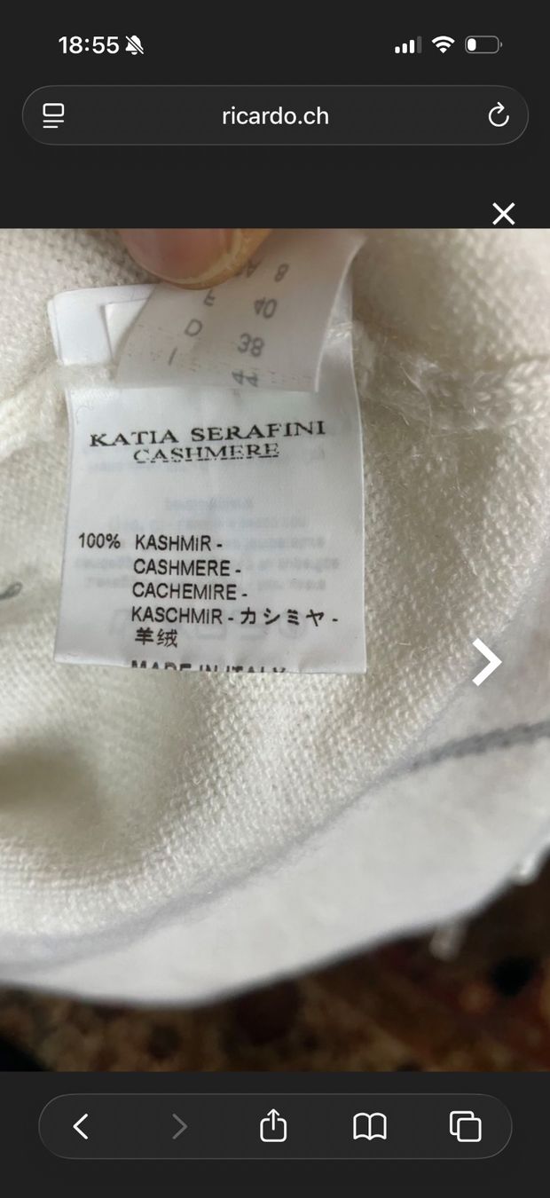 Pulls & Sweat-shirts: Kaschmirpulli von Katia Serafini – D'occasion à Zürich par iva_7658 1