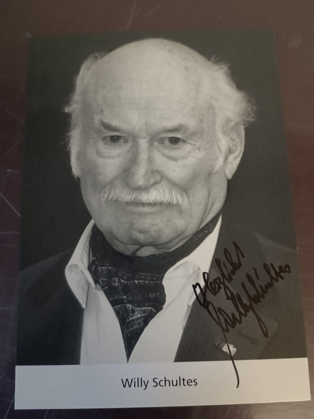 Autografi: Willy Schultes - handsignierte Autogrammkarte – Usato da Menziken venduto da Artographs